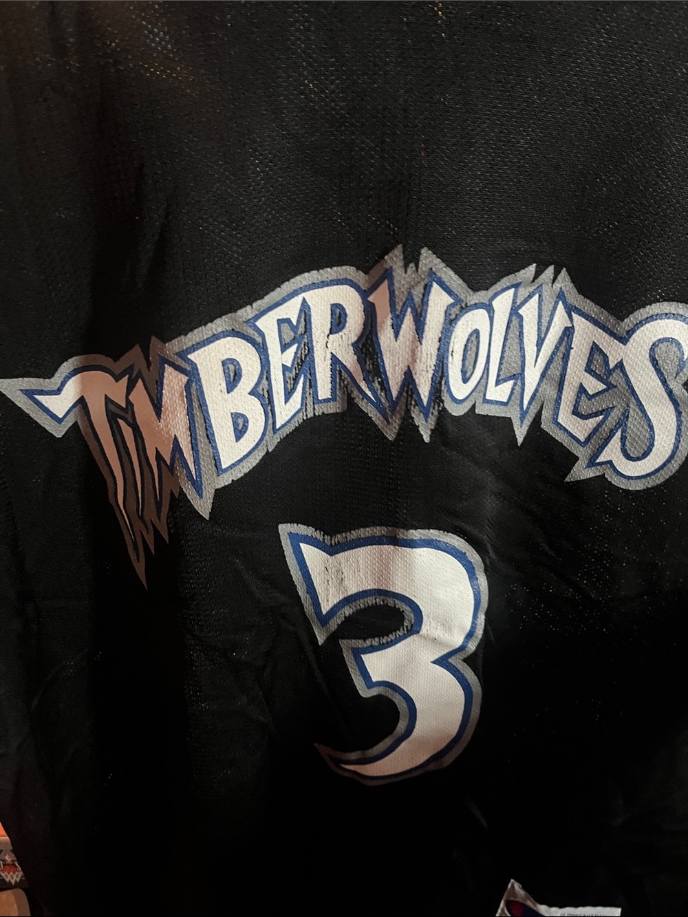 Champion Marbury Timberwolves #3 Jersey - Picture 6 of 7